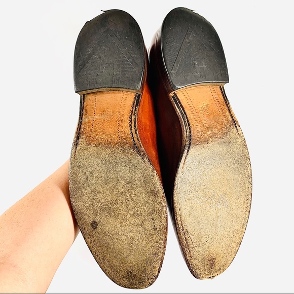 Allen Edmonds Delray Dress Shoe Leather Brown 11 - Picture 7 of 8